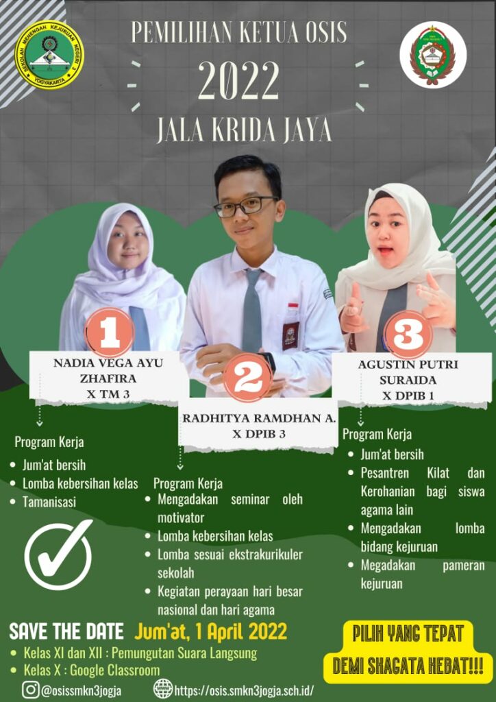 kata-kata untuk poster pemilihan ketua osis